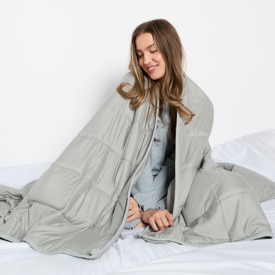image 1 of OHS Sensory Sleep Therapy 4kg Weighted Blanket 125 x 150cm