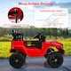 image 7 of COSTWAY 12V Battery Powered Kids Ride On Truck Red