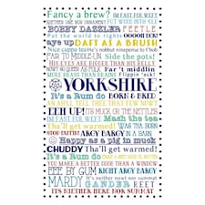 Ulster Weavers Yorkshire Born and Bred Tea Towel - Cotton Blue