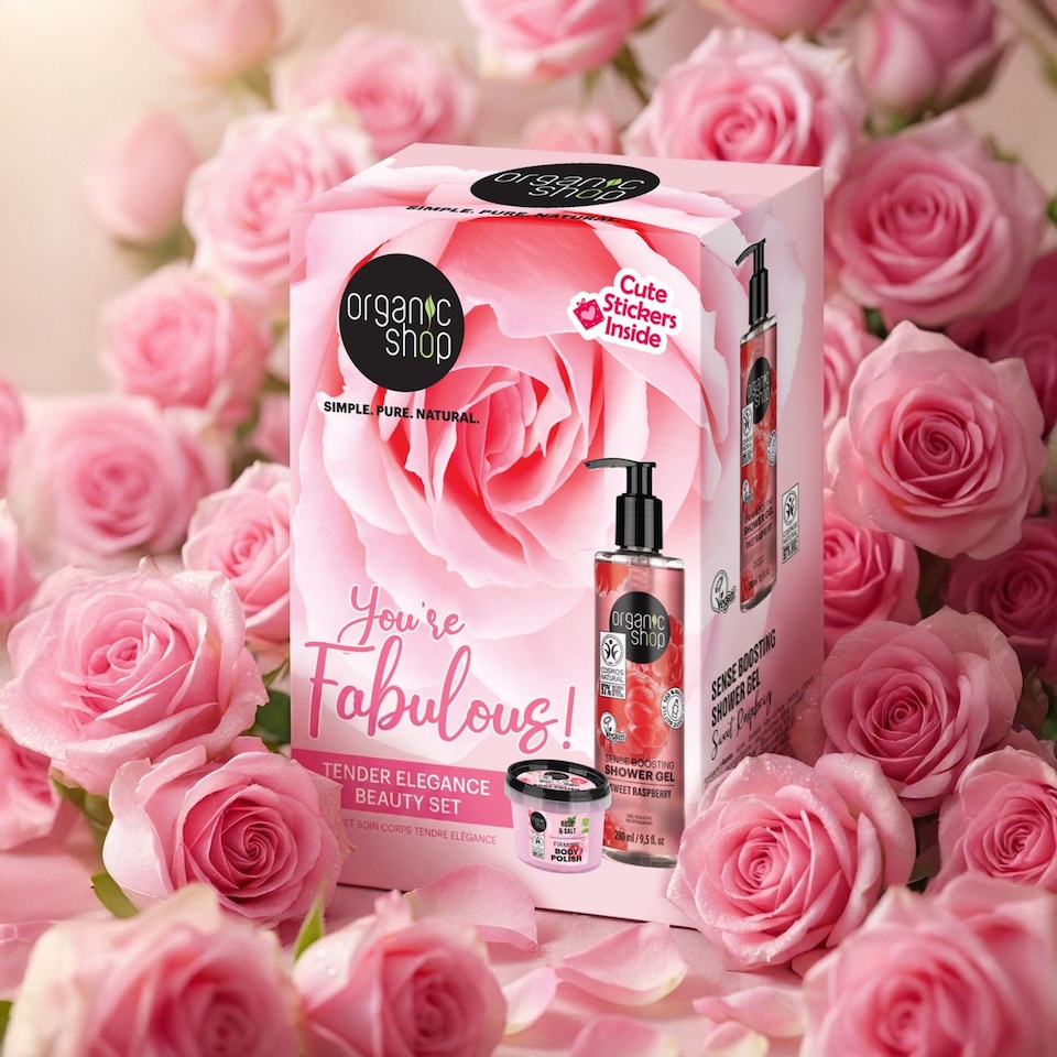 image 1 of Organic Shop You're Fabulous Tender Elegance Beauty Set 280ml/100ml