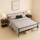 image 6 of Double Metal Bed Frame Extra Strong Stylish Modern Bedroom Storage Sturdy Design