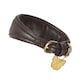 image 2 of Digby & Fox Leather Padded Greyhound Dog Collar - Brown - S - Neckline: 25cm-28cm
