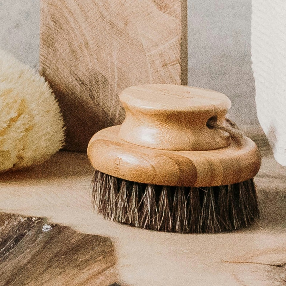 image 1 of Hydréa London Round Bamboo Body Brush