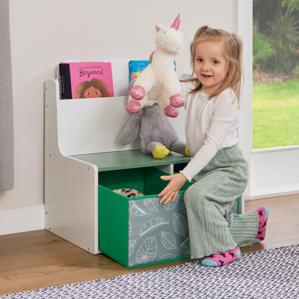 image 1 of Liberty House Toys Kids Teddy Bear Bookcase