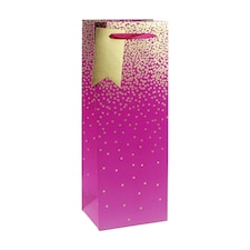 Pink Ombre Bottle Gift Bag Pink