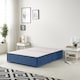 image 2 of Astoria Divan Bed Base with 30 Inch Diamonte Button Headboard Plush Velvet | Blue | Navy | Double