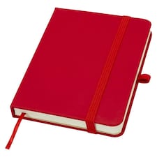 Spectrum Plus Hard Cover A6 Notebook - Red - One Size