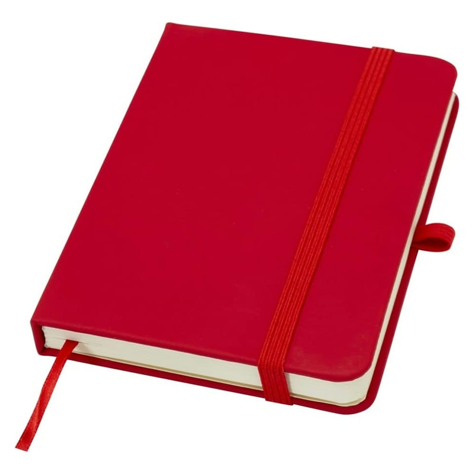 image 1 of Spectrum Plus Hard Cover A6 Notebook - Red - One Size