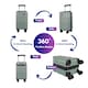 image 5 of ABS Cabin Luggage 40×25×20 Lightweight Carry-On with TSA Lock | Green | Mint Green | Cabin Bag