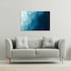 image 2 of abstract blue liquid fluid (Canvas Print) 61 x 41 x 4cm