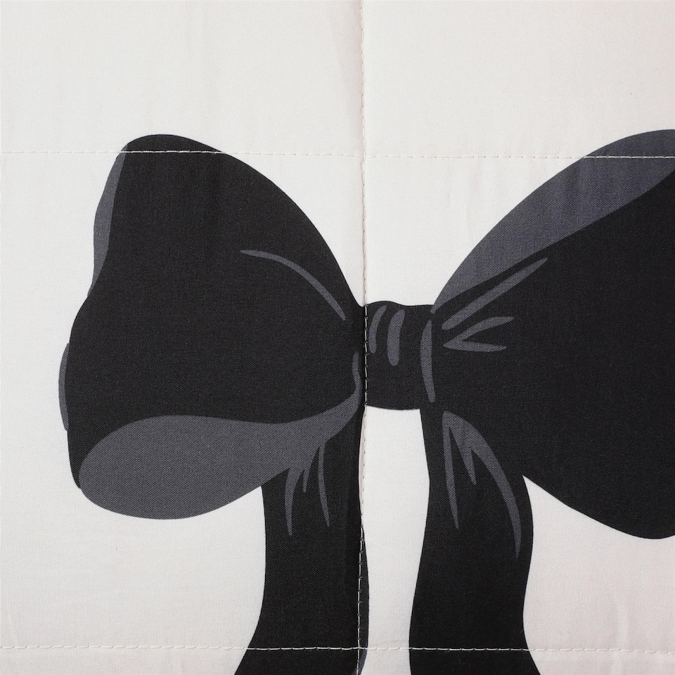 image 1 of OHS Bow Print 8kg Sensory Weighted Blanket Sleep Therapy