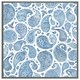 image 4 of Blue and white bo ho world (Picture Frame) White | M