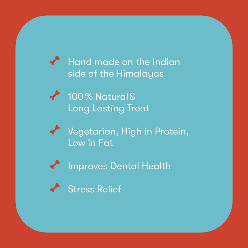 image 1 of Buddylicious Himalayan Yak Dog Chews Natural Yak Milk Cheese Chew for Long Lasting Dental Treat