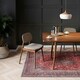 image 2 of KUKOON Red Navy Blue Persian Style Non Slip Washable Low Pile Rug 120cm x 170cm Red