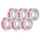 image 1 of 6 Rolls 50mm x 66m Printed Fragile Tape Easy Tear Water Resistant Perfect For Sealing Packages