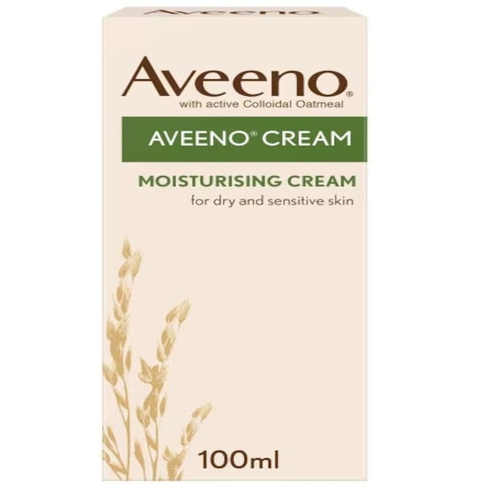 image 1 of Aveeno Moisturising Cream 100ml Pack of 3