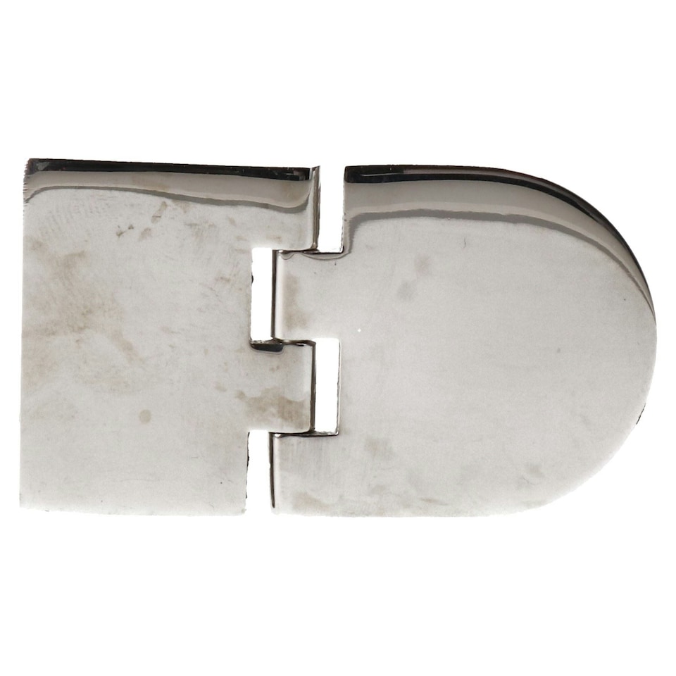 image 1 of Locker Door Hatch Hinges Marine Stainless Steel Boat Motorhome Polished 2 Pk Silver