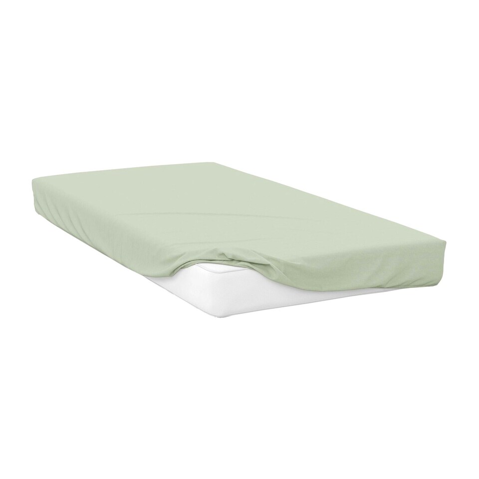 image 1 of Belledorm Polycotton Extra Deep Fitted Sheet - Apple Green - Superking