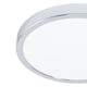 image 4 of EGLO Fueva 6 Chrome LED Ceiling Light, 27cm | Black