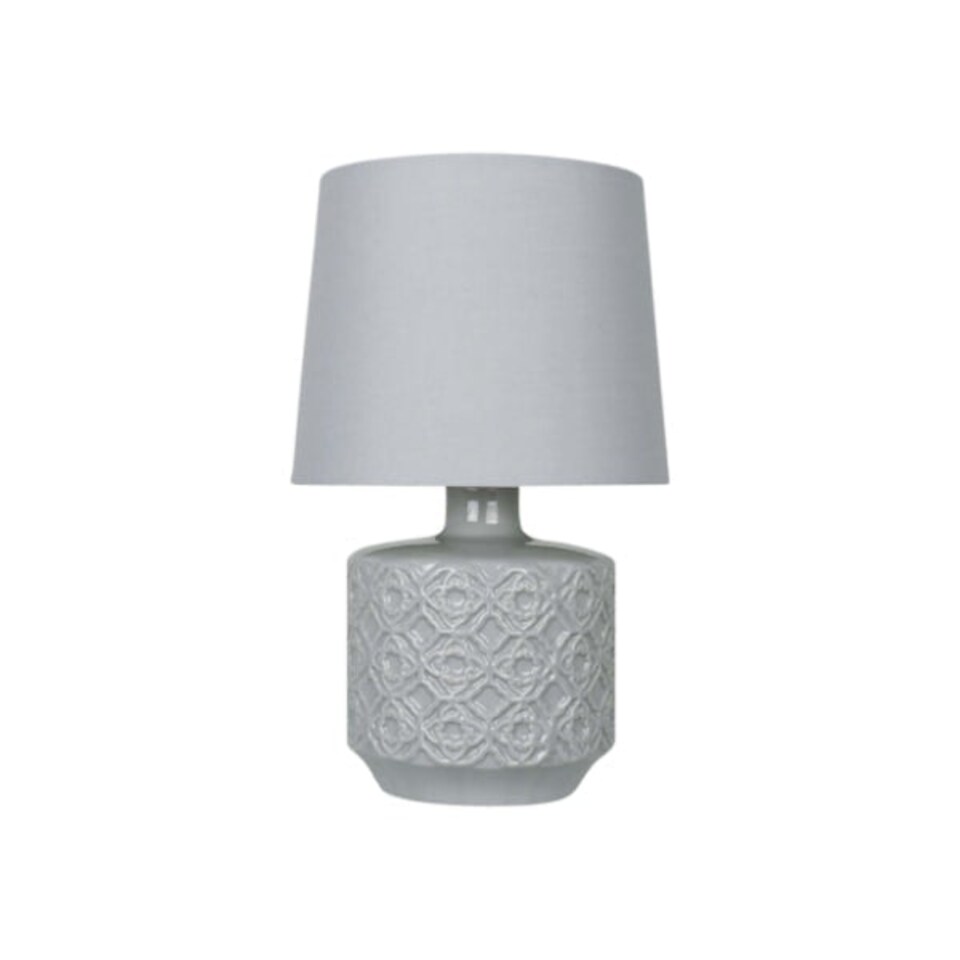 image 1 of Mara Grey Ceramic Table Lamp