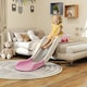 image 2 of AIYAPLAY Kids Slide for Bed, Sofa, Easy to Assemble, Pink