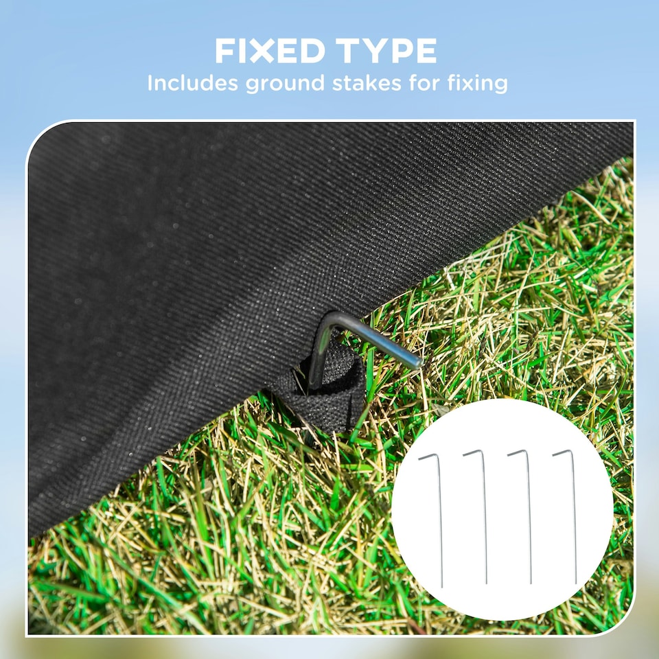 image 1 of PawHut Folding Fabric Soft Pet Crate Dog Cat Travel Carrier Cage | Black | One Size