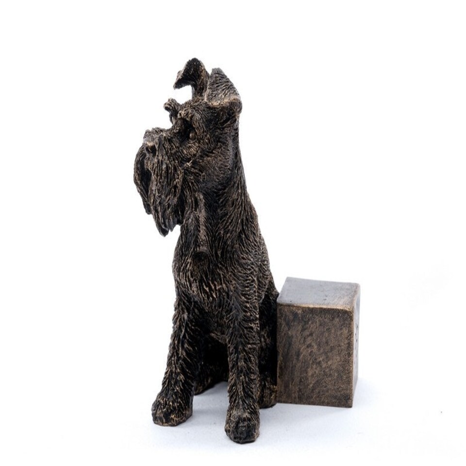 image 1 of Schnauzer Plant Pot Feet - Set of 3 - L7 x W8 x H1 cm Grey