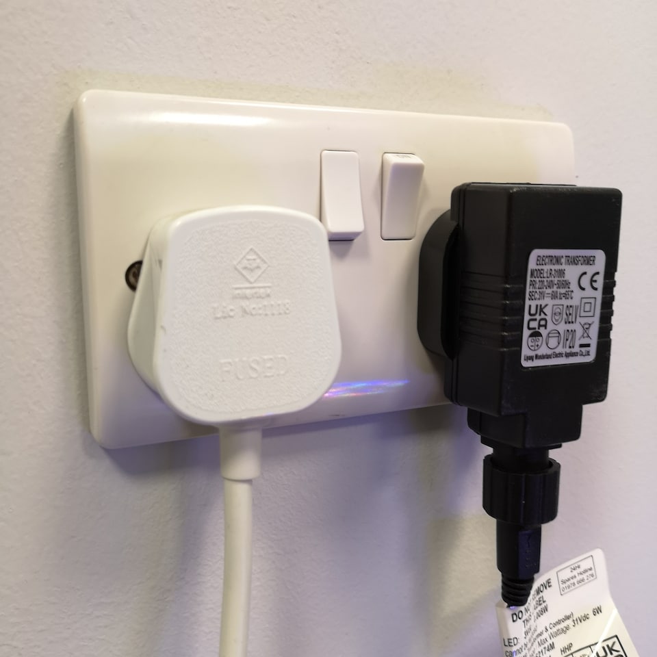 image 1 of 480 LED 6.2m Premier Clusterbrights Indoor Outdoor Multifunction Mains Operated Christmas Cluster Lights with Timer in Warm White