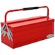 image 1 of DURHAND Metal Tool Bo3 Tier 5 Tray Professional Portable Storage Cabinet Workshop Cantilever Toolbowith Carry Handle, 56cmx20cmx34cm, Red | Red | 1