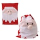 image 5 of Santa Sack Face Felt Bag Christmas Red Tree Gift Party Xmas Stocking Present