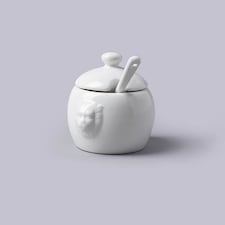 W.M.Bartleet & Sons Mustard Pot White