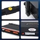 image 6 of HOMCOM 1-6 km/h Folding Motorised Treadmill Walking w/ Remote Control Black