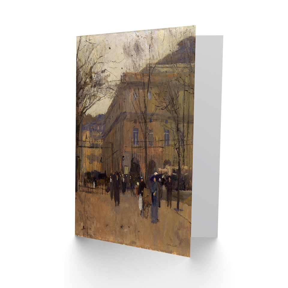 image 1 of Frank Edwin Scott Odeon Theatre Paris Street View Art Greeting Card