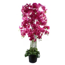 150cm Giant Pink Orchid Plant - Artificial - 189 flowers REAL TOUCH