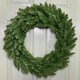 image 2 of 60cm Plain Green Christmas Wreath with 160 Bullet Tips