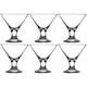 image 1 of Ice Ville Classic Footed Ice Cream Bowls Glass Sundae Dessert Cups Set Barware | Clear | Set of 6
