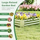 image 5 of COSTWAY Galvanized Raised Garden Bed Metal Planter Box Silver