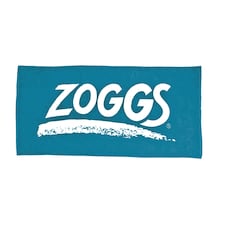 Zoggs Logo Swimming Towel - Blue/White - One Size