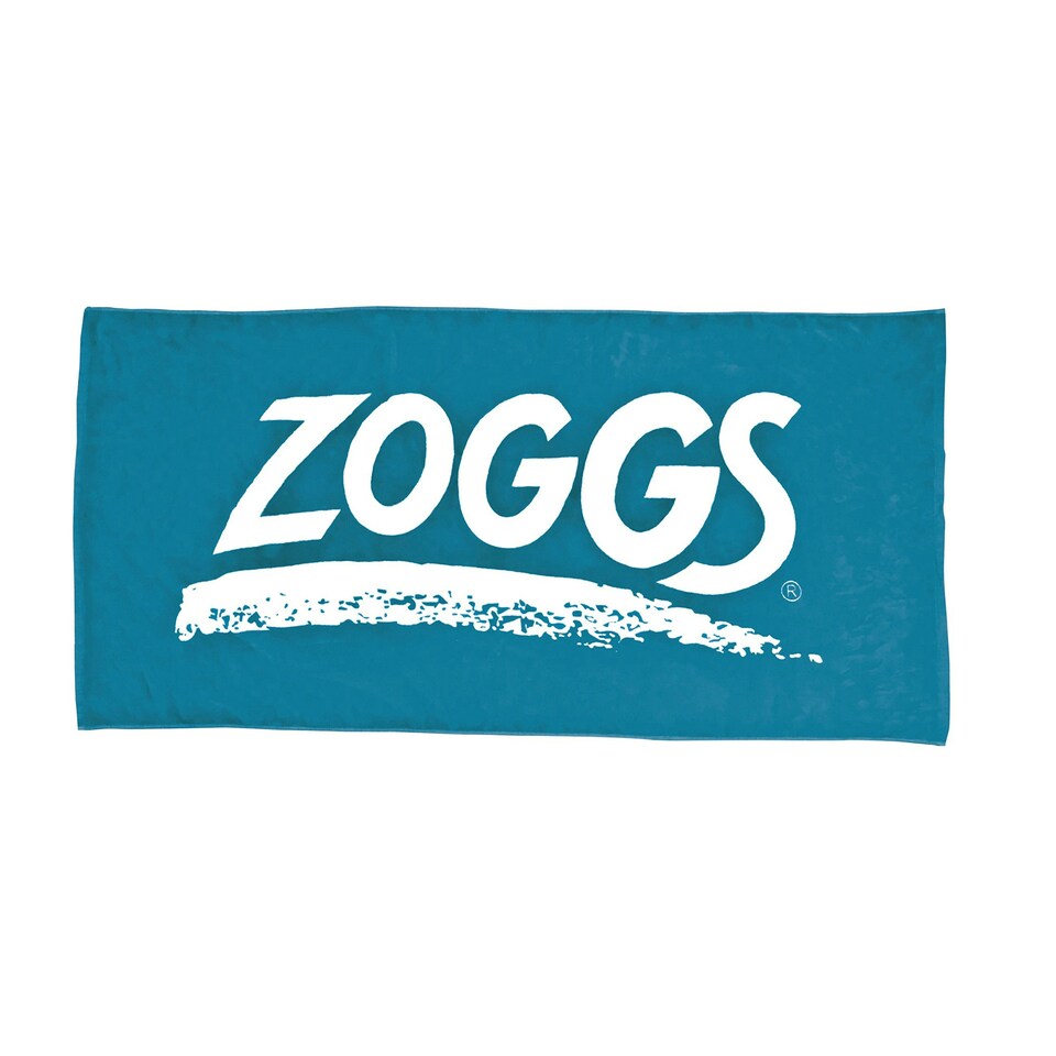 image 1 of Zoggs Logo Swimming Towel - Blue/White - One Size