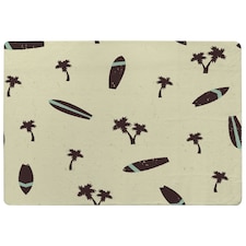 Surf Board & Palm Silhouettes (Rug) Multi | XL: 160x230cm