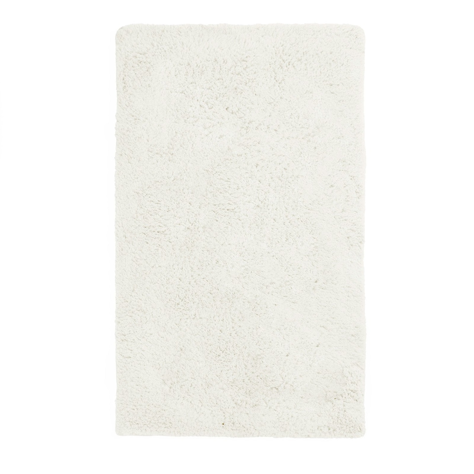image 1 of OHS Soft Shaggy Textured Plush Carpet Floor Rug, 160x230cm - Cream