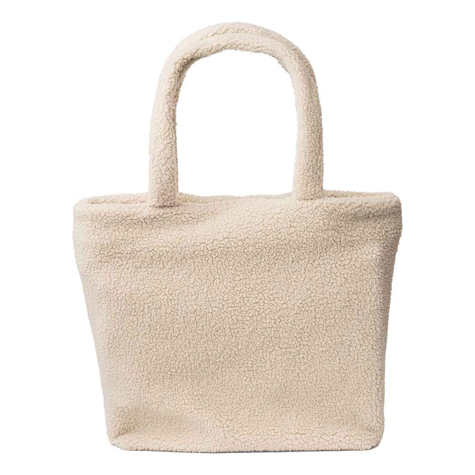 image 1 of Brand Lab Borg Fleece 22L Tote Bag | Multi | Natural | 1