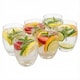 image 1 of 6 Clear Glass Tumblers 350ml Drinking Cups Water Juice Set Home Bar Kitchen Gift | Clear | Clear | Set of 12
