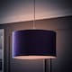 image 3 of ValueLights Reni Medium Navy Velvet Pendant Shade | Blue