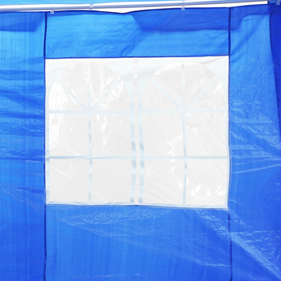 image 1 of Outsunny 4 x 3 m Garden Gazebo Outdoor Canopy Marquee Party Tent Blue