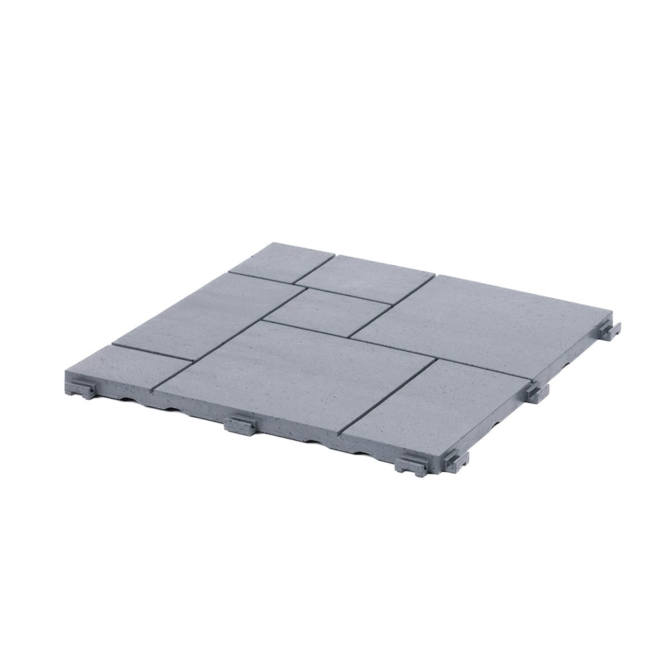 image 1 of Pallet Offer - Mosaic Composite Interlocking Decking Tiles - 630pcs Grey | Light Grey | 630pcs