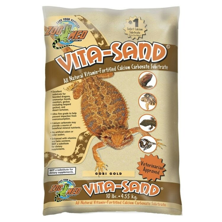 Zoo Med Vita-Sand Calci Reptile Substrate - Gobi Gold