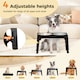 image 3 of Skylos Dog Raised Elevated Pet Feeding Bowls Stainless Steel Adjustable Stand