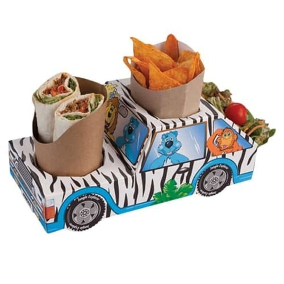 Jungle Safari Animals Jeep Combi Meal Box
