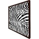 image 3 of Zebra animal print (Picture Frame) Brown | Oak | S